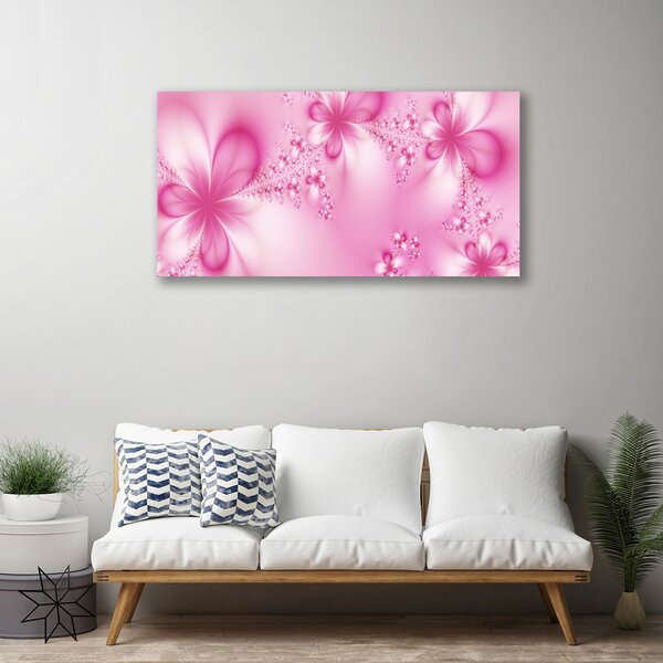Tablou pe panza canvas Abstract Art roz