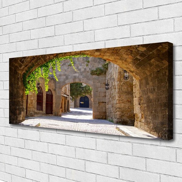 Tablou pe panza canvas Tunel Arhitectura Maro Gri
