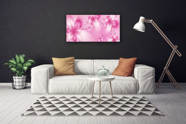 Tablou pe panza canvas Abstract Art roz