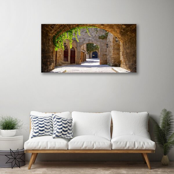 Tablou pe panza canvas Tunel Arhitectura Maro Gri