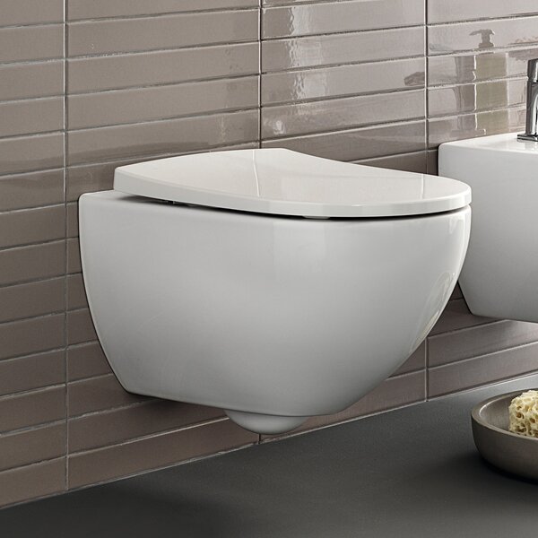 Geberit Acanto vas wc agăţat fără margine alb lucios 500.600.01.8