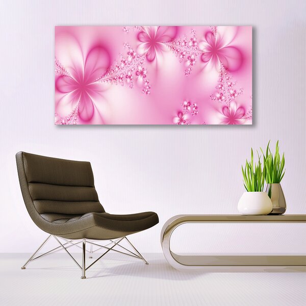 Tablou pe panza canvas Abstract Art roz