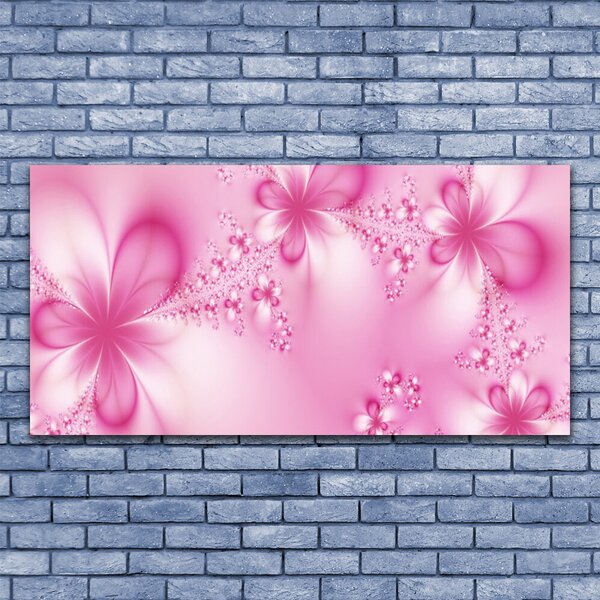Tablou pe panza canvas Abstract Art roz
