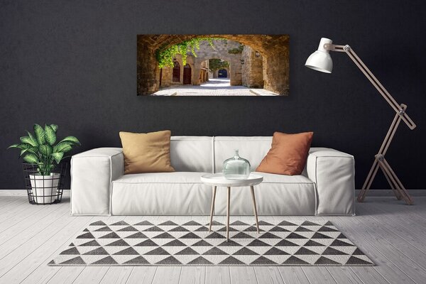Tablou pe panza canvas Tunel Arhitectura Maro Gri