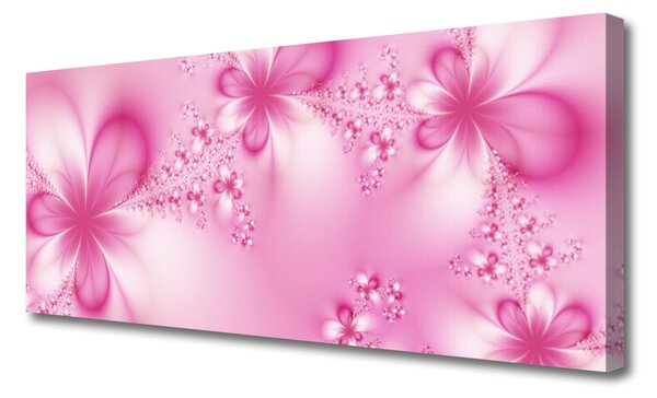 Tablou pe panza canvas Abstract Art roz