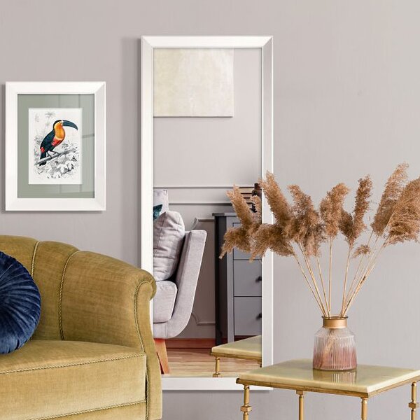 Styler Paris oglindă 47x147 cm dreptunghiular alb LU-12297