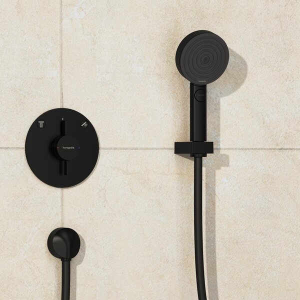 Hansgrohe DuoTurn S baterie cadă-duș ascuns negru 75418670