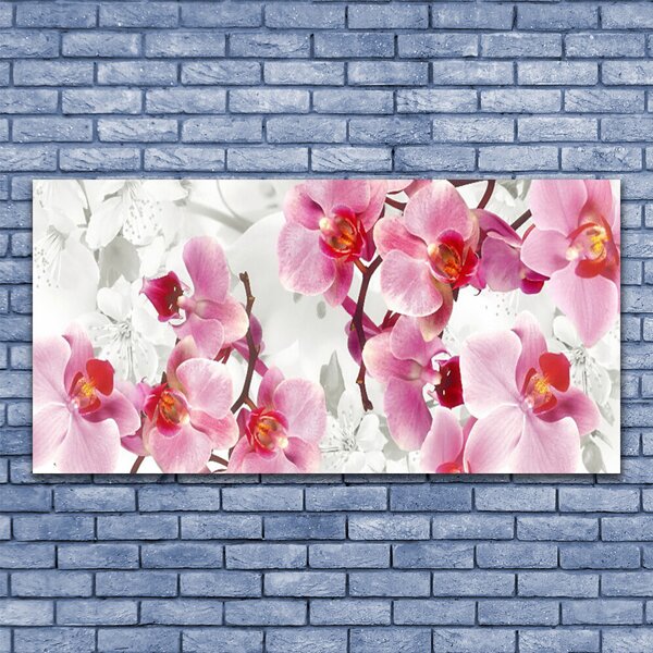 Tablou pe panza canvas Flori roz Floral