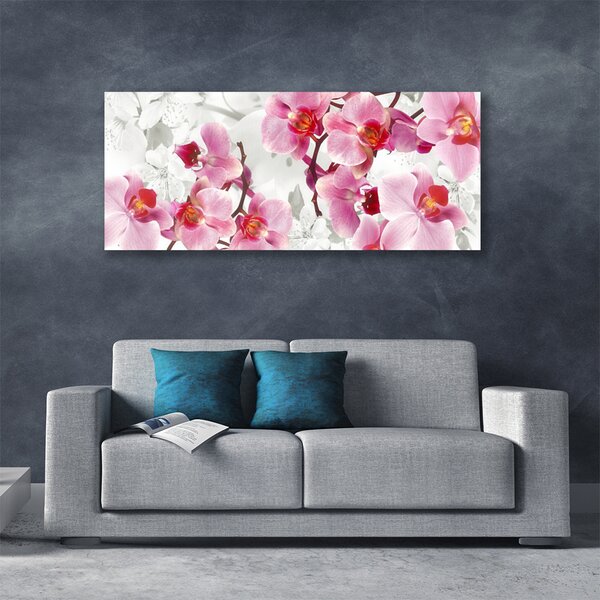 Tablou pe panza canvas Flori roz Floral