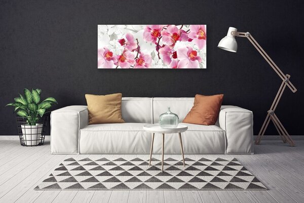Tablou pe panza canvas Flori roz Floral