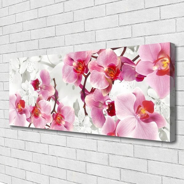 Tablou pe panza canvas Flori roz Floral