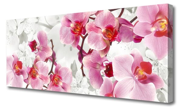 Tablou pe panza canvas Flori roz Floral
