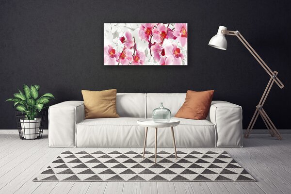 Tablou pe panza canvas Flori roz Floral