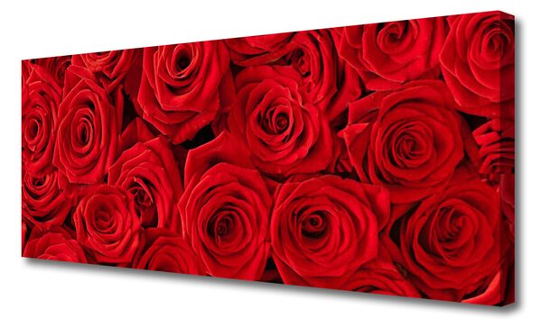 Tablou pe panza canvas Trandafiri Floral Red