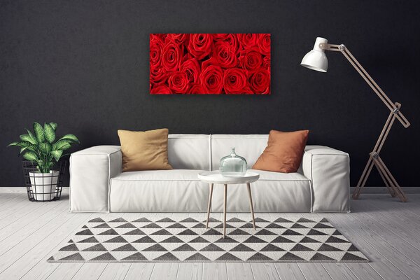 Tablou pe panza canvas Trandafiri Floral Red