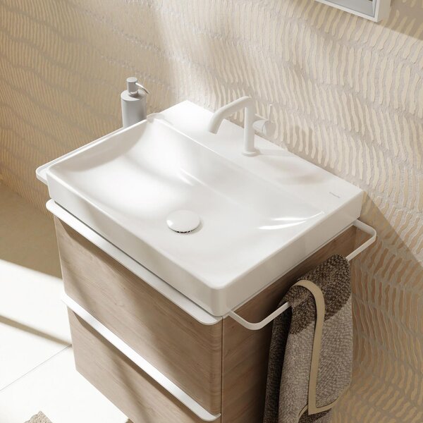 Hansgrohe Xelu Q lavoar 60x48 cm dreptunghiular clasică-mobilier alb luciu 61016450