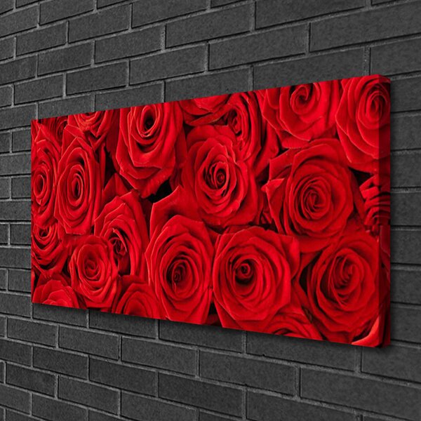 Tablou pe panza canvas Trandafiri Floral Red