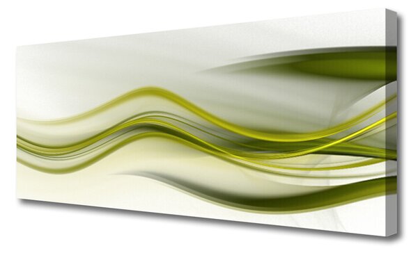 Tablou pe panza canvas Abstract Art Verde Gri Alb