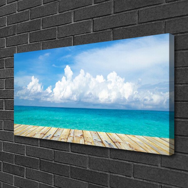 Tablou pe panza canvas Sea Peisaj Albastru