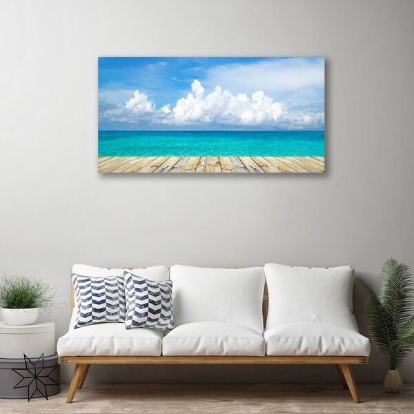 Tablou pe panza canvas Sea Peisaj Albastru