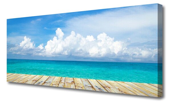 Tablou pe panza canvas Sea Peisaj Albastru
