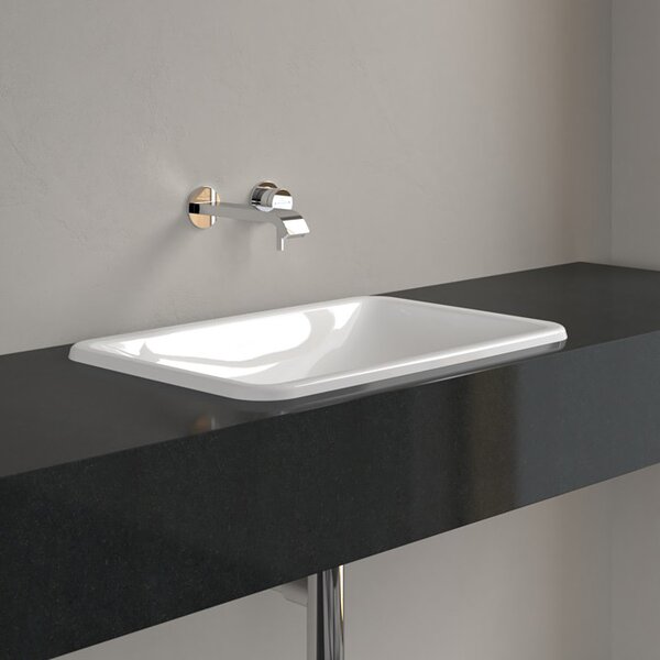 Villeroy & Boch Loop & Friends lavoar 60.5x41 cm dreptunghiular încastrat alb luciu 4A650001