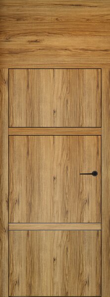 Usa de interior PORTA LEVEL cu toc si insertii negre - Model C.3
