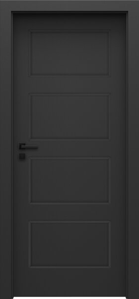 Usa de interior neagra - Porta FIT model H0 - CPL Negru