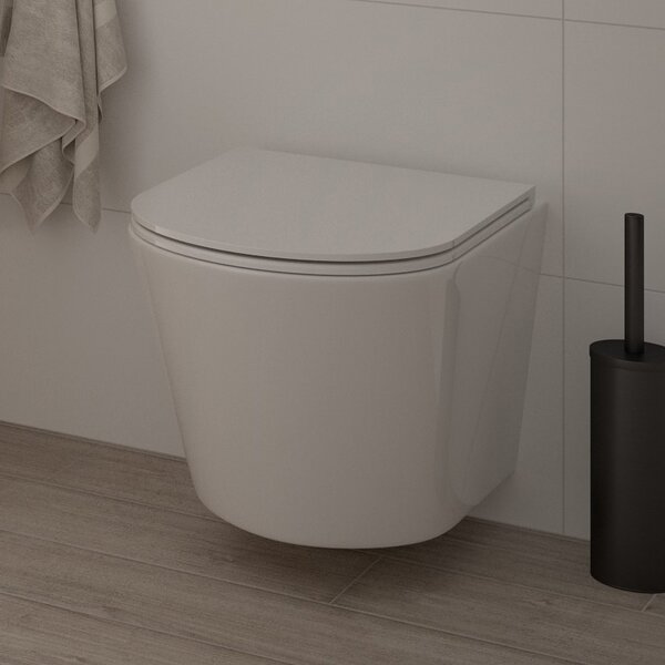 Set vas WC Oltens Jog Kort 42527000, capac WC Oltens Jog Kort 45115000