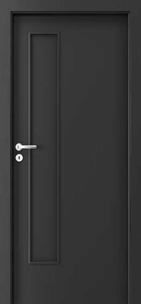 Usa de interior neagra - Porta FIT model I0 - CPL Negru