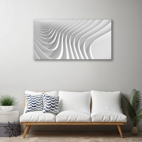 Tablou pe panza canvas Abstract Art White