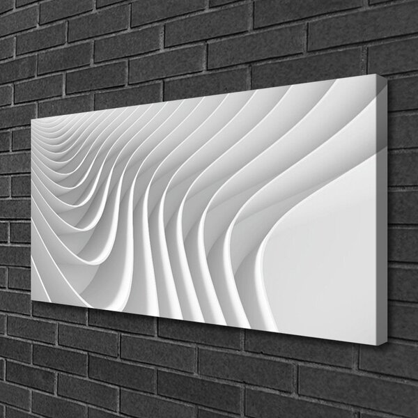 Tablou pe panza canvas Abstract Art White