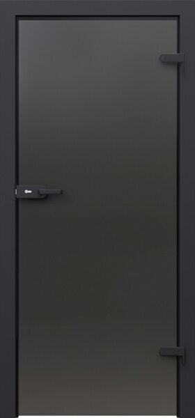 Usa PORTA PORTA GLASS CU STICLA GRAFIT + TOC PORTA SYSTEM GK CPL NEGRU