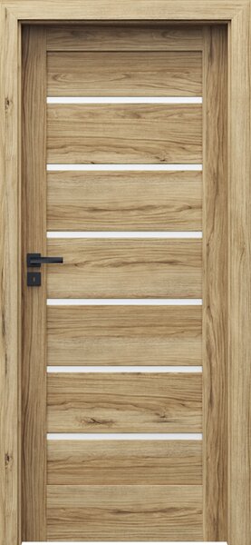 Usa de interior PORTA VERTE HOME cu toc reglabil - Model J6 - Sticla mata