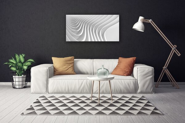 Tablou pe panza canvas Abstract Art White