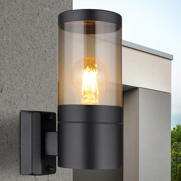 Globo Lighting Xeloo aplica exterior 1x60 W negru-fumuriu 32014BS