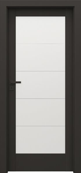 Usa cu toc reglabil PORTA VERTE HOME BLACK - Model B5