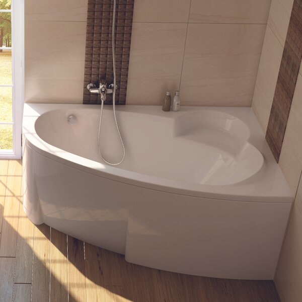 Ravak Asymmetric cadă de colț 150x100 cm partea dreaptă alb C451000000