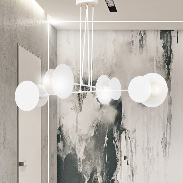 Emibig Idea lampă suspendată 4x15 W alb 793/4