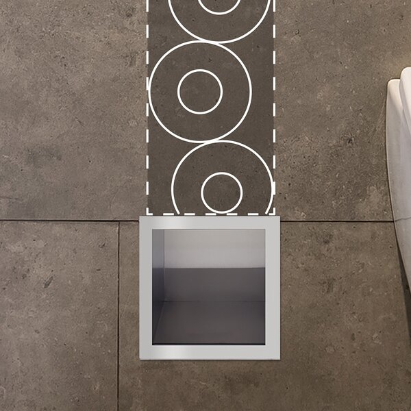 Balneo Wall-Box One Inox recipient hârtie igienică || PB-IN3
