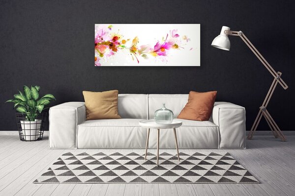 Tablou pe panza canvas Abstract Art Roz Verde