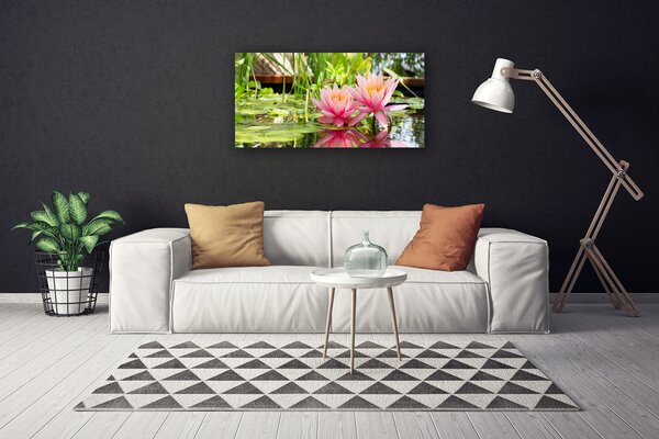 Tablou pe panza canvas Flori roz Floral