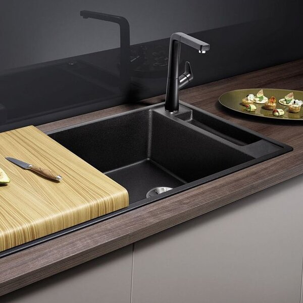 Blanco Axia III XL 6 S chiuvetă din granit 100x51 cm alb 523504