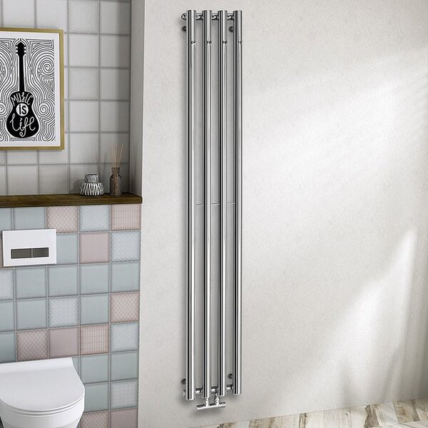 Sapho Pilon calorifer de baie decorativ 180x27 cm crom IZ120T