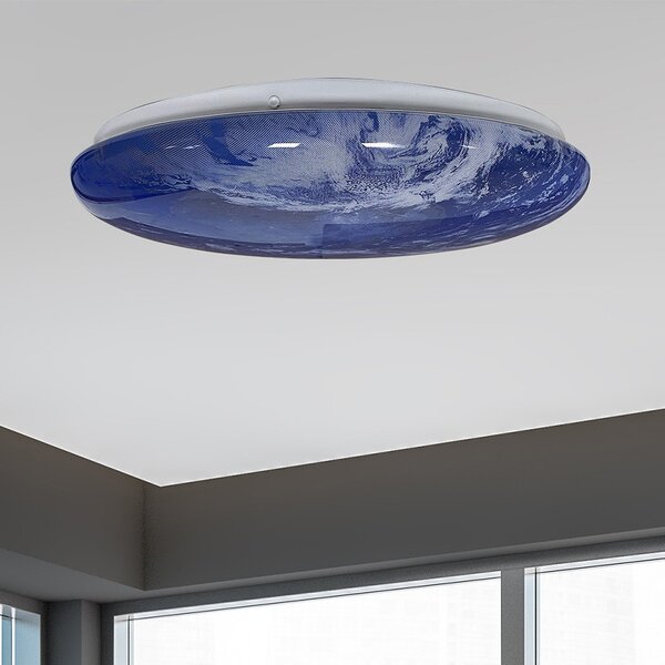 Light Prestige Tierra plafon 1x24 W alb-bleumarin LP-1106/1CTIERRA