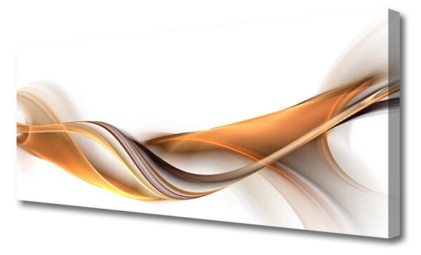 Tablou pe panza canvas Abstract Art Galben Gri Alb