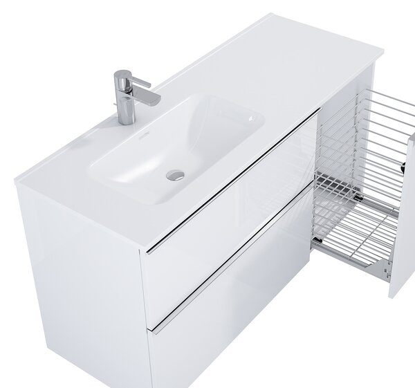 Elita Skappa lavoar 101x46.6 cm dreptunghiular mobilier-cu blat alb luciu RE041004068060