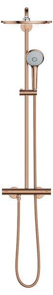 Grohe Euphoria set de duș perete cu termostat cu duș de ploaie Warm Sunset 26075DA0