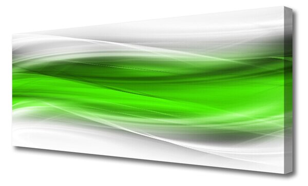 Tablou pe panza canvas Abstract Art Verde Gri Alb