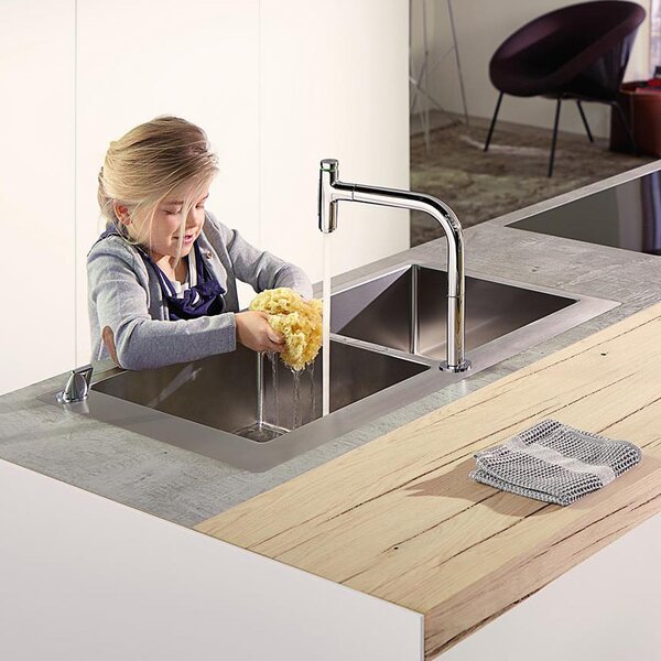 Hansgrohe S 71 chiuveta din otel 86.5x50 cm 43303800